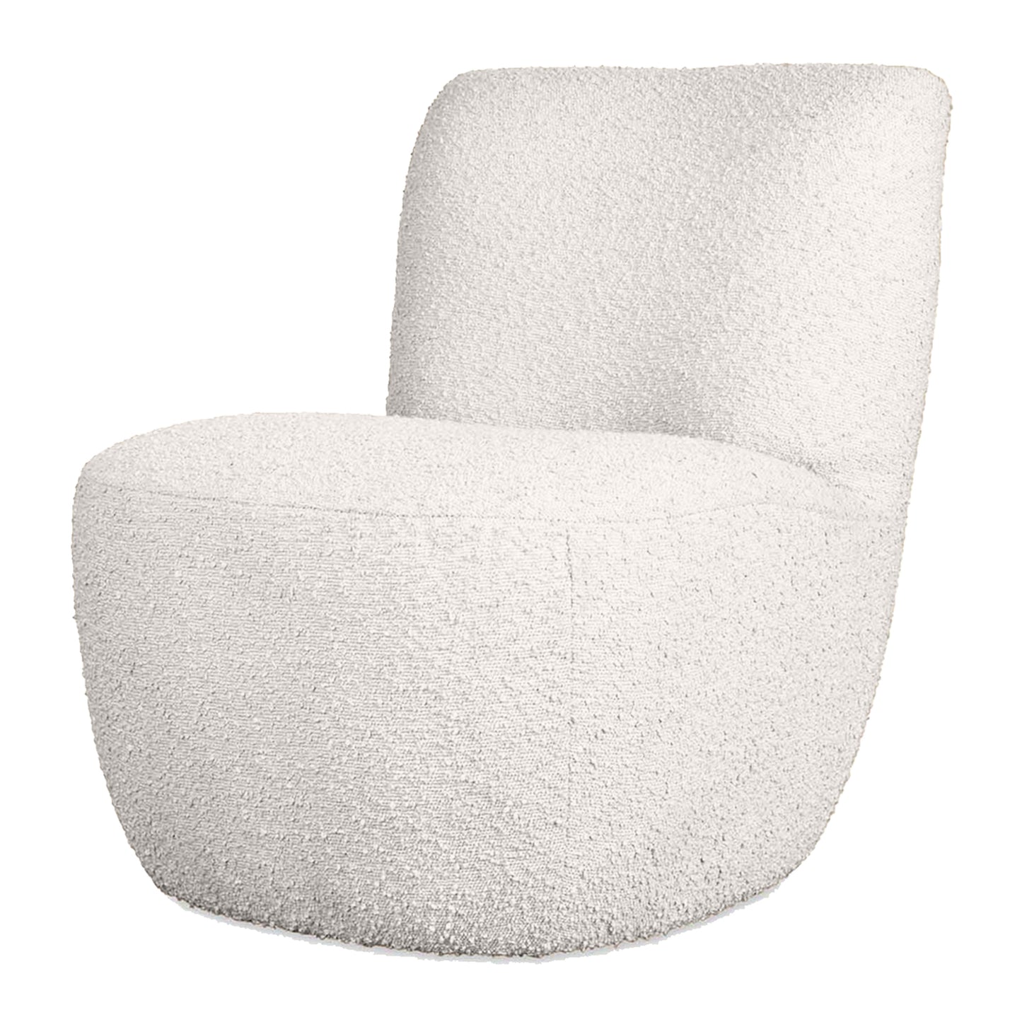 Fauteuil bouclette blanc