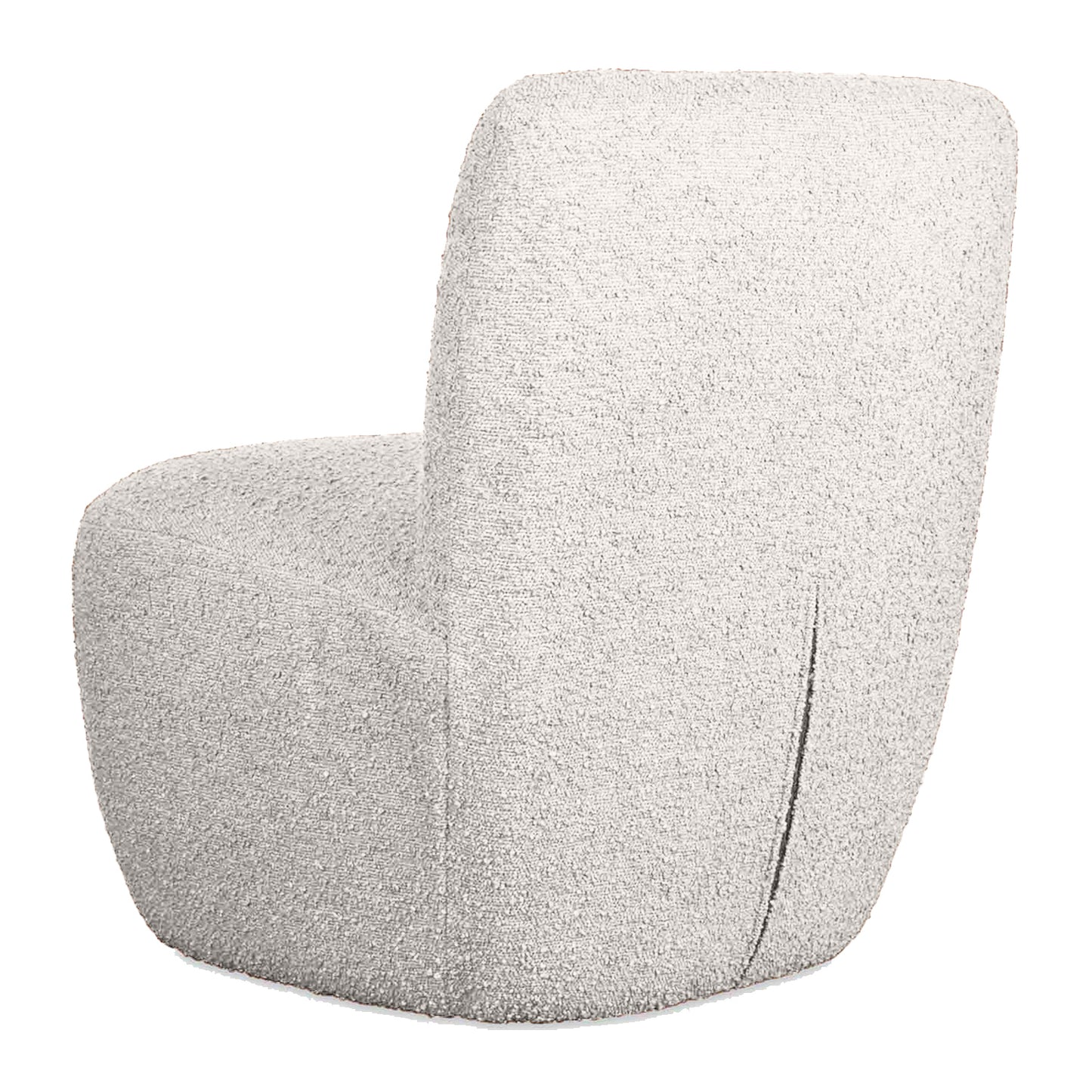 Fauteuil bouclette blanc