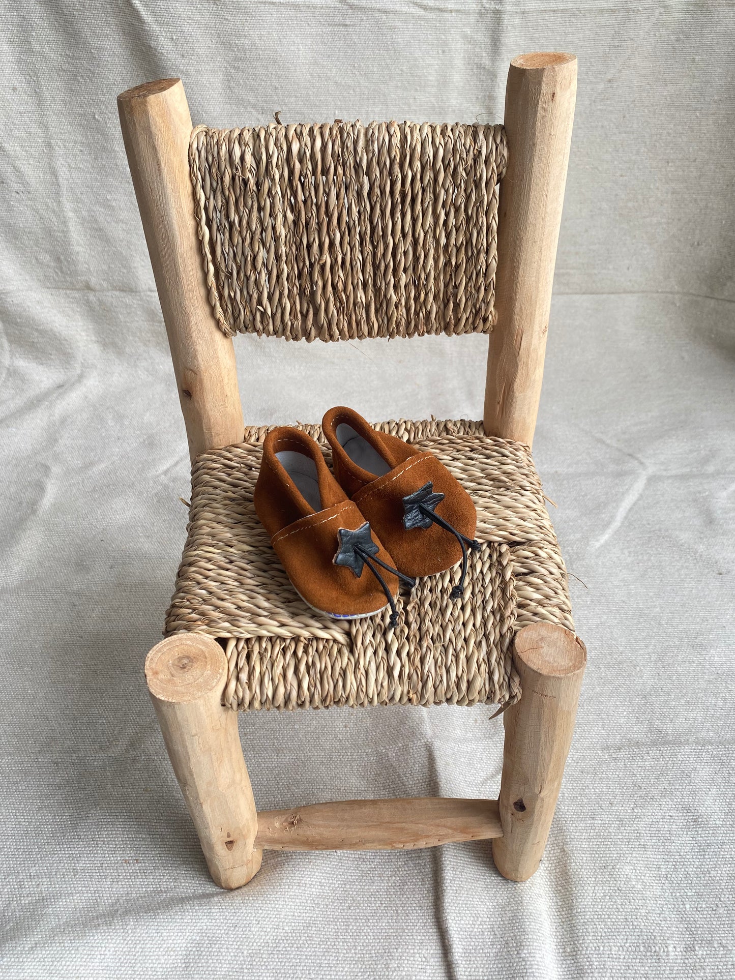 Taille 19 - Babouches bébé marron