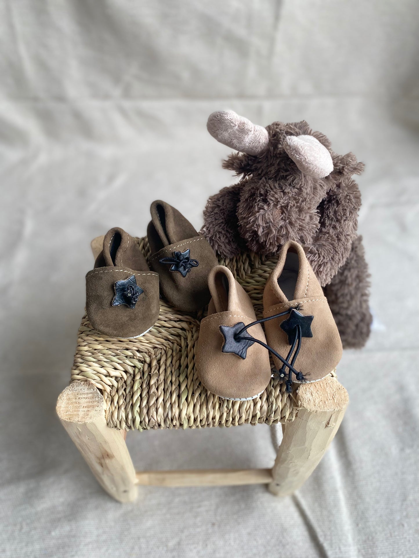 Taille 19 - Babouches bébé marron