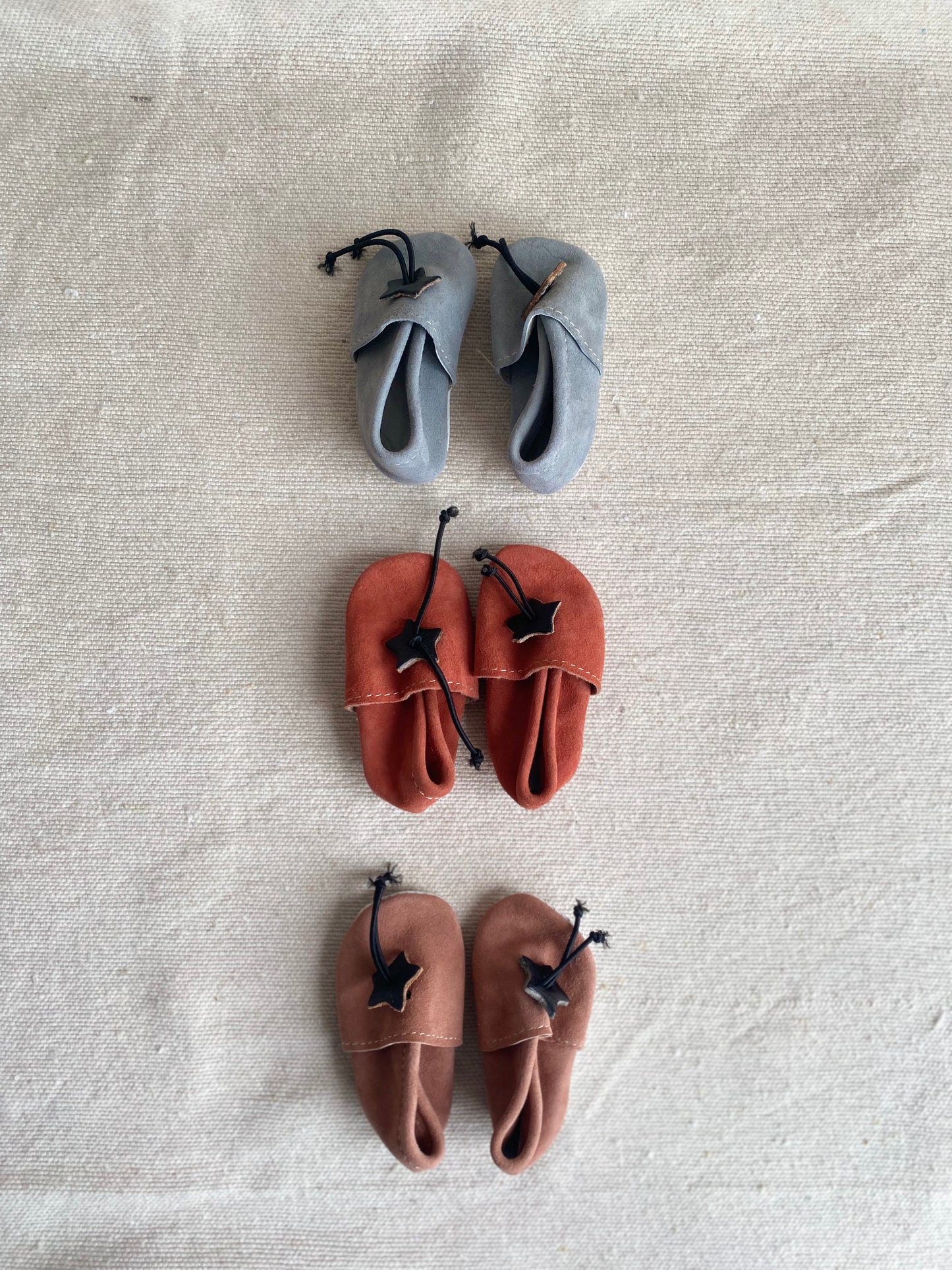 Taille 19 - Babouches bébé gris