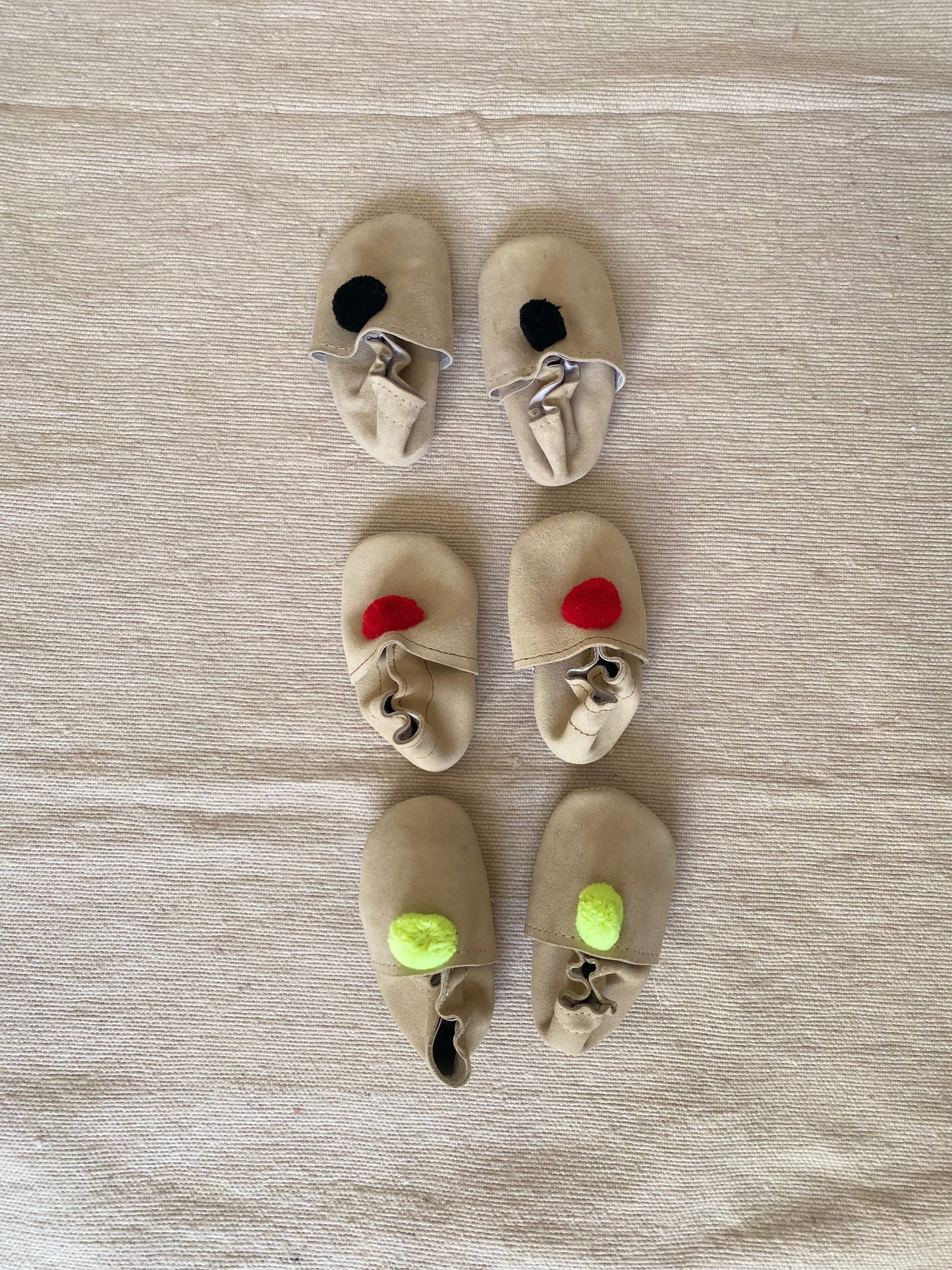 Taille 20 - Babouches bébé beige