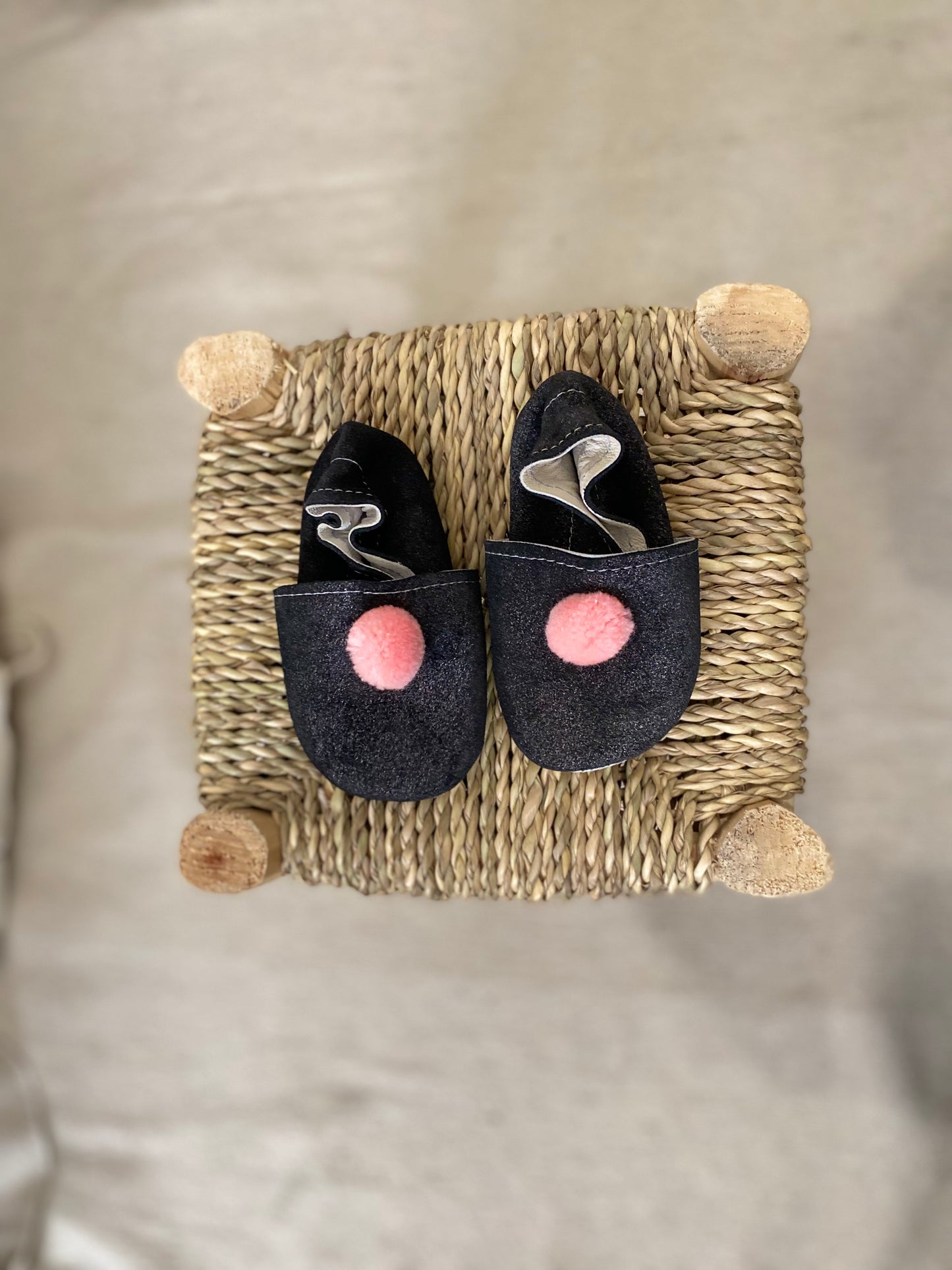 Taille 21 - Babouches bébé bleu