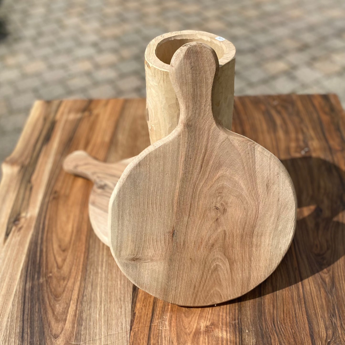 Planche à découper ronde