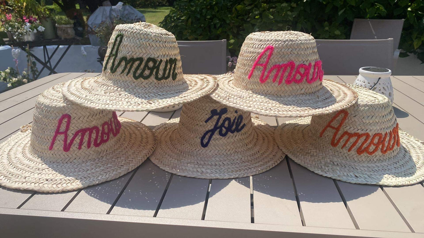 Pré-commande chapeaux personnalisables