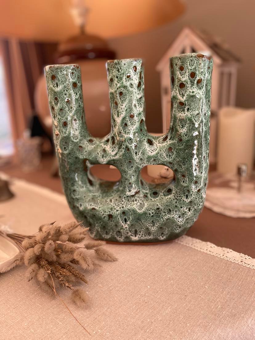 Poterie décorative 3 branches