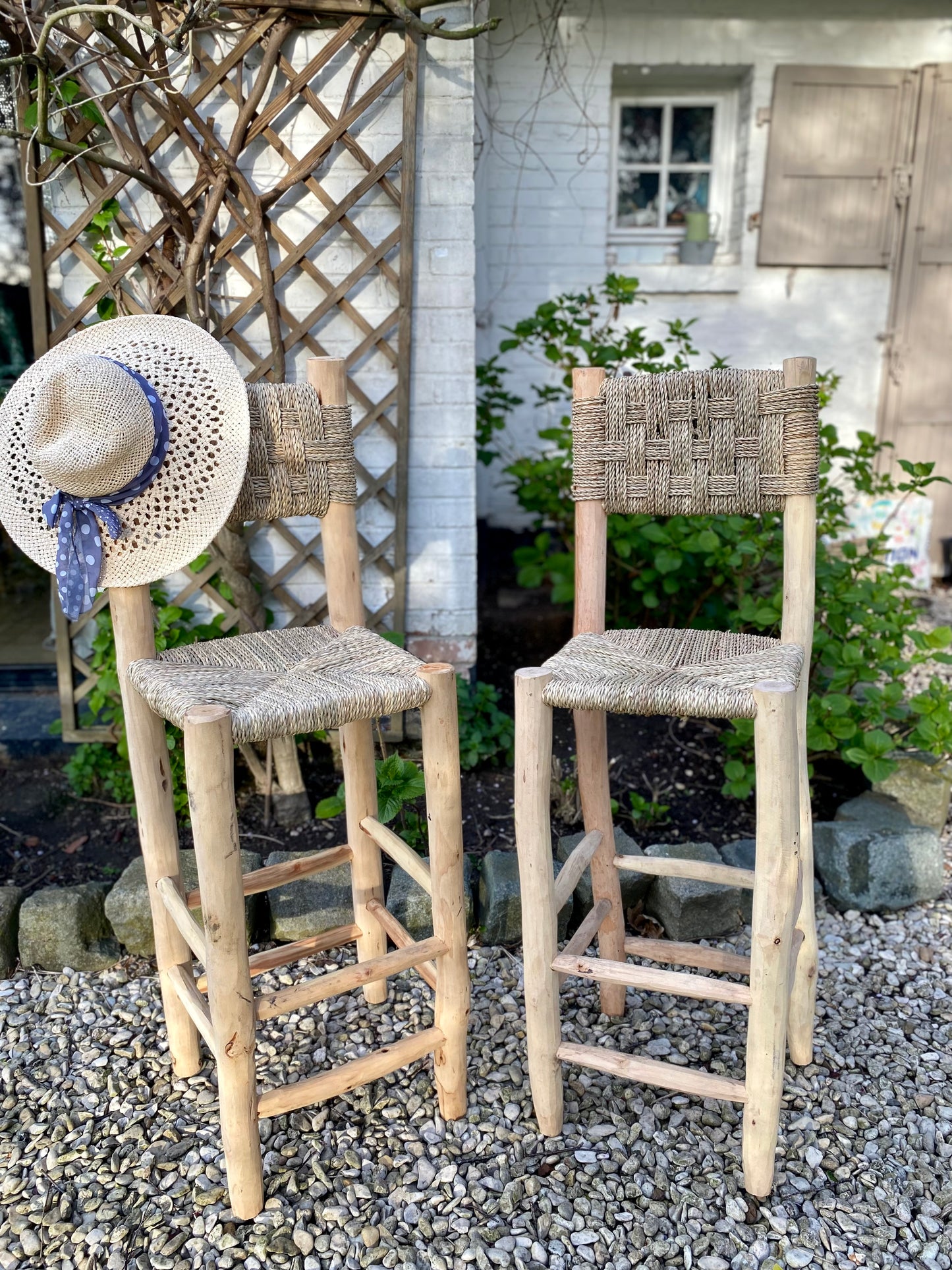 Tabouret de bar en doum