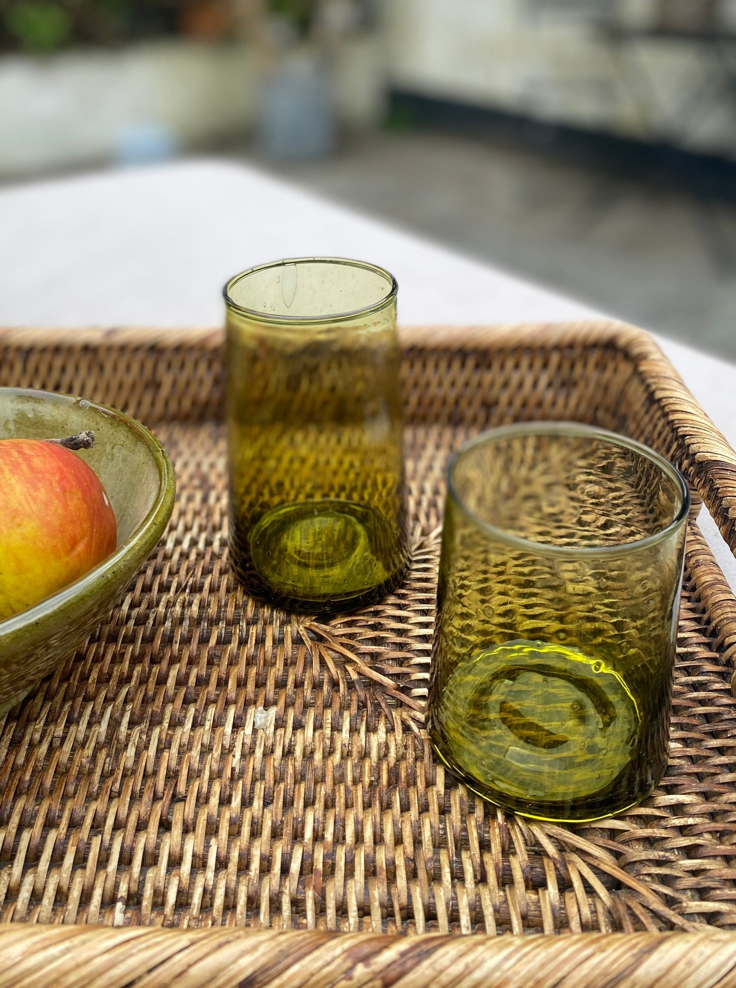 Verre beldi ambré