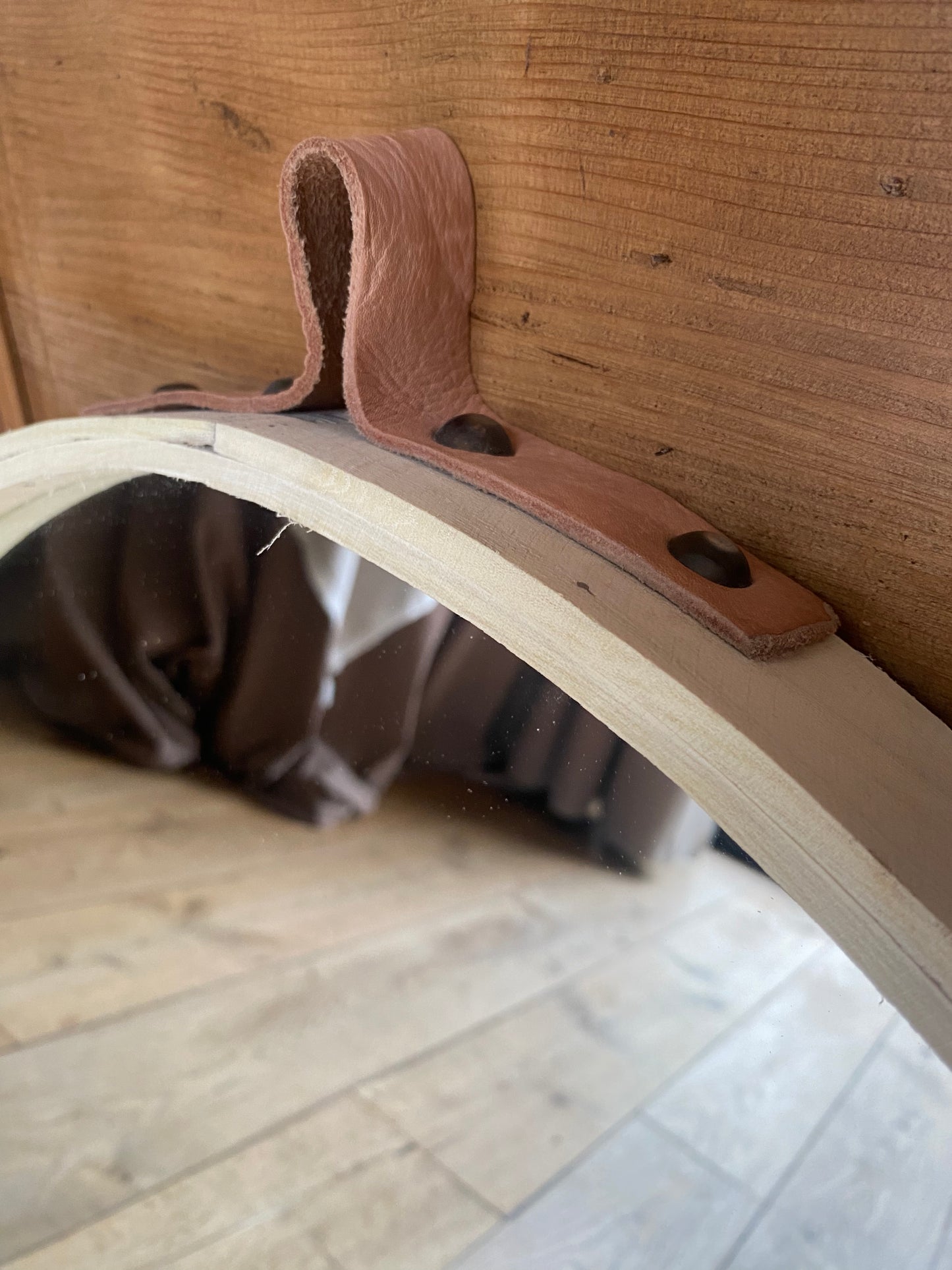 Miroir en bois