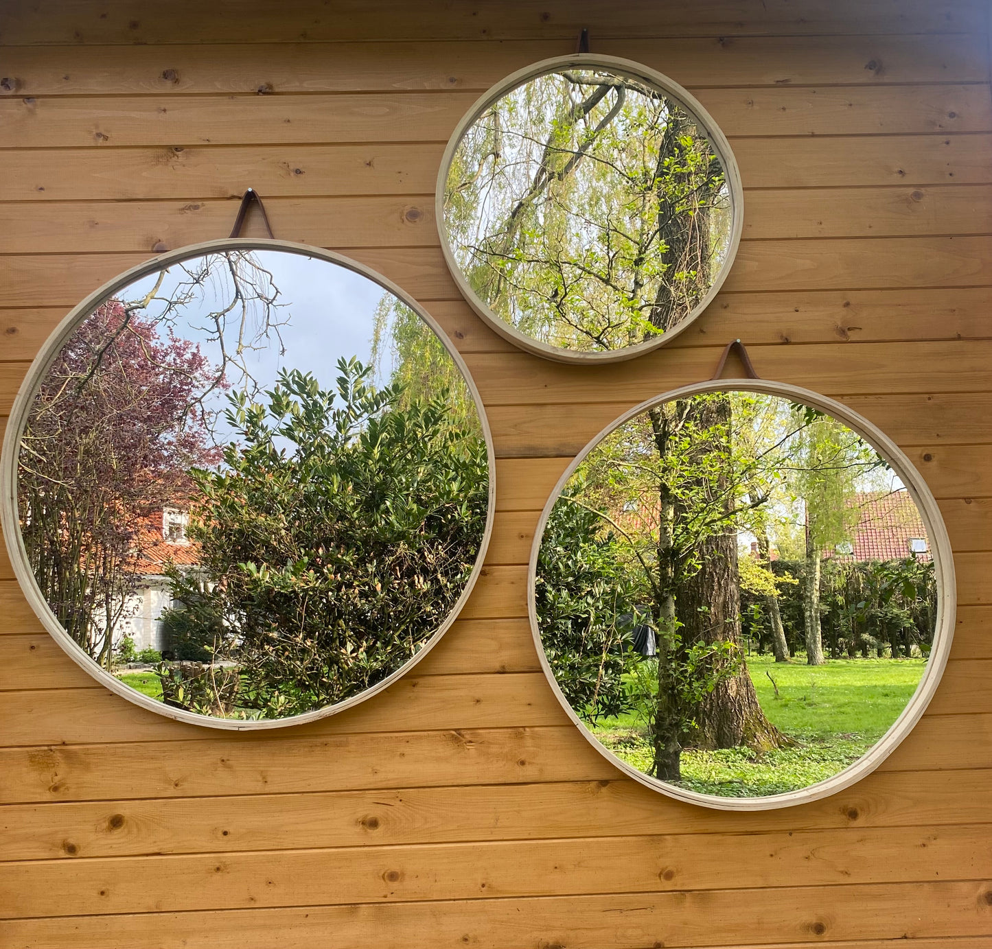 Miroir en bois