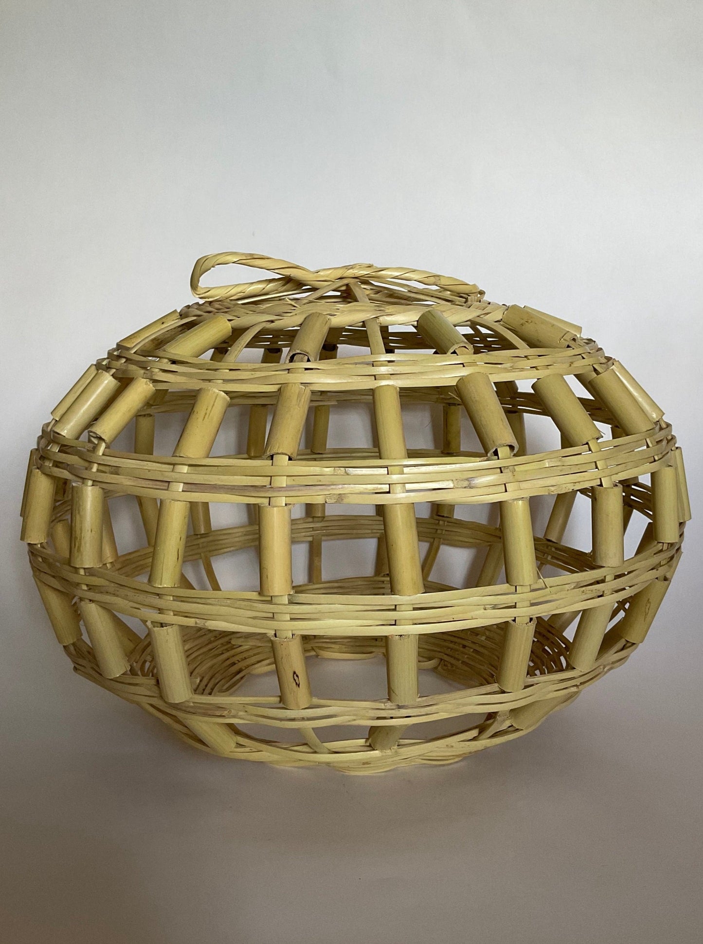 Suspension osier avec perles