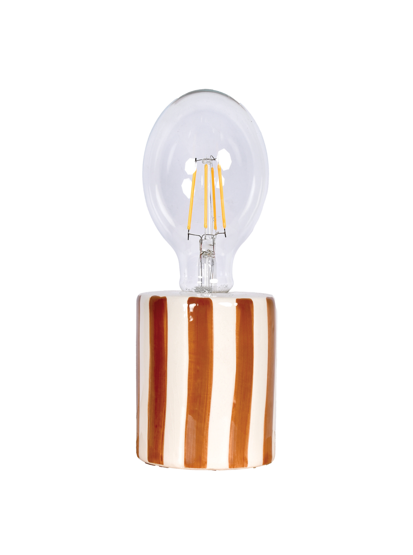 Lampe rayée kaki LED