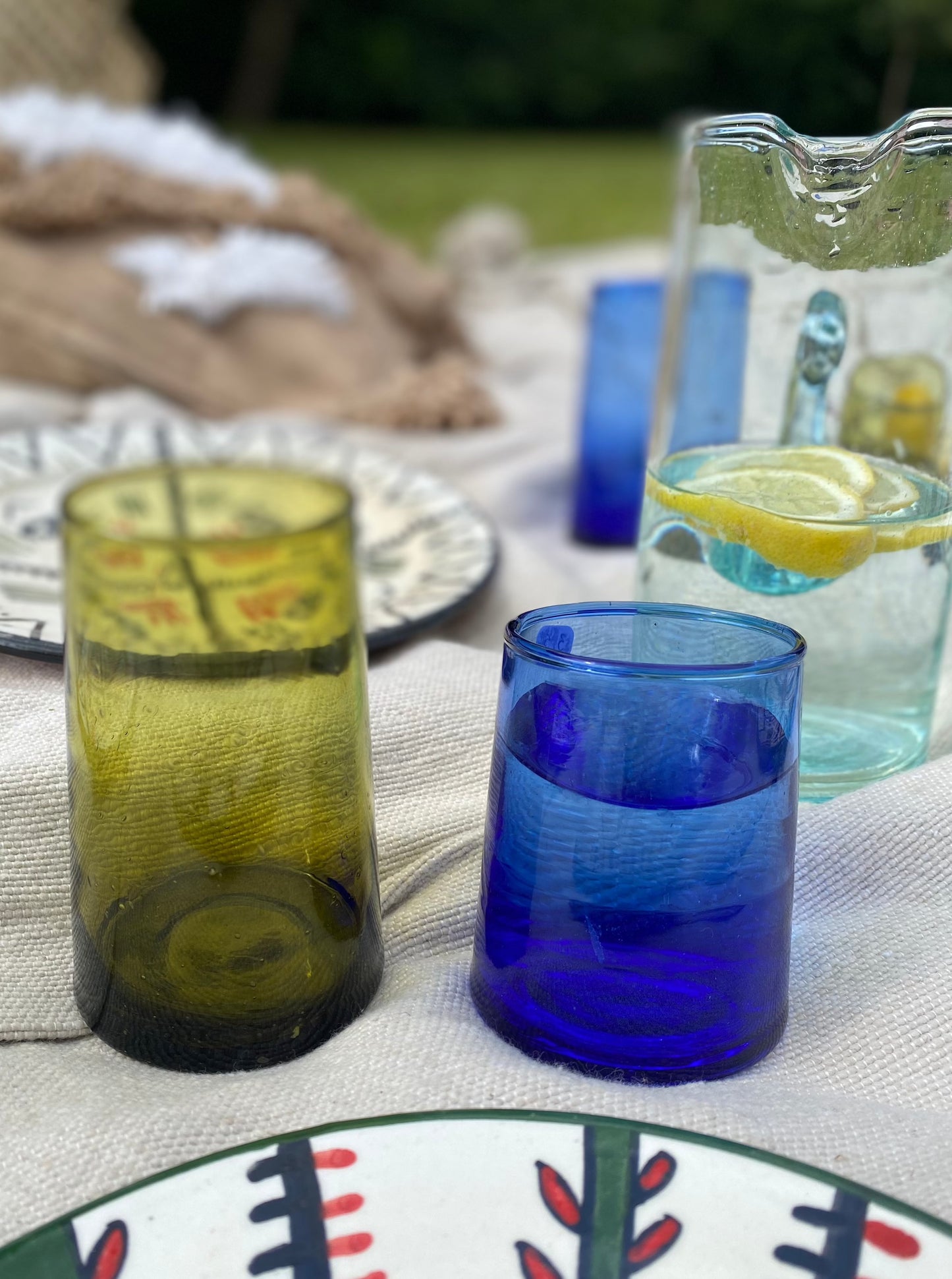 Verre beldi bleu